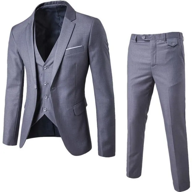 Luxusný pánsky oblek Prime Suit grey s