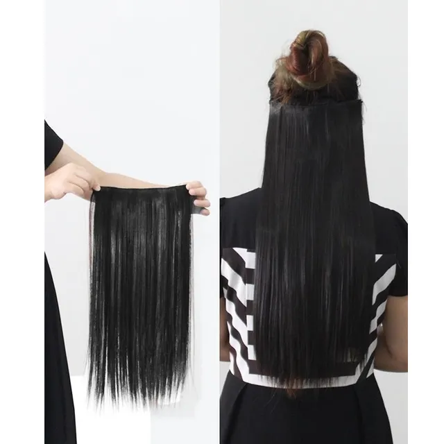 Extensions de cheveux longs clip-in Floles