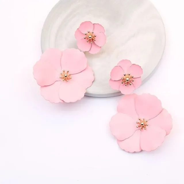 Women's flower earrings J189