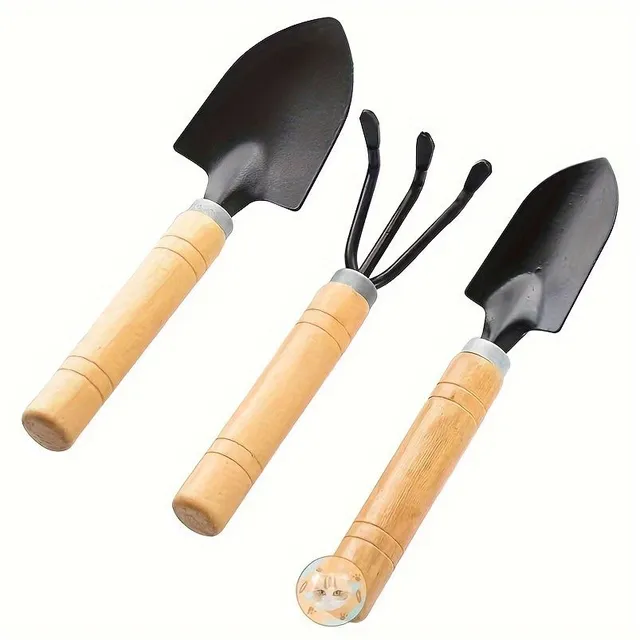 (3 pcs) Set of gardening tools for planting flowers and vegetables