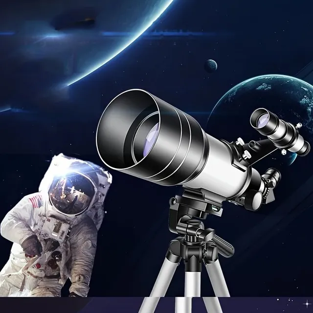 Telescope F30070 - Professional observatory, high resolution, 15x-150x magnification, monocular and tripve