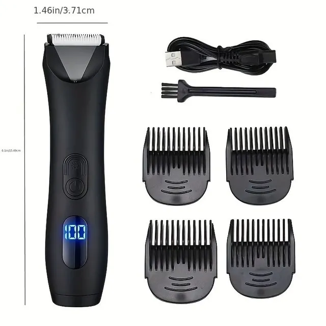 Universal body and hair trimmer for men and women - Waterproof IPX7