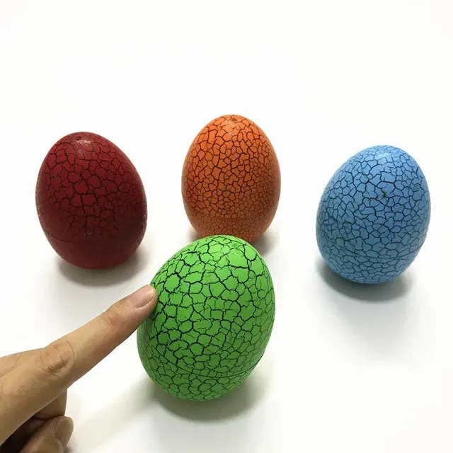Barevné vajíčko s Tamagochi dinosaurem - virtuální elektronický mazlíček - ruční digitální hra