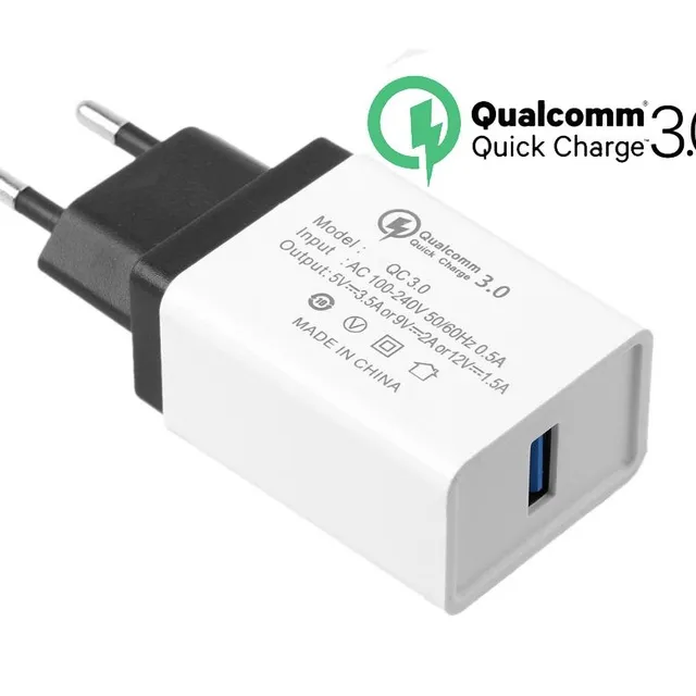 Adaptor USB de încărcare rapidă - 3 culori