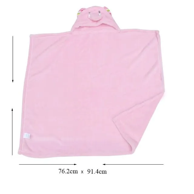 Ręcznik dla niemowląt z kapturem - 3 kolory