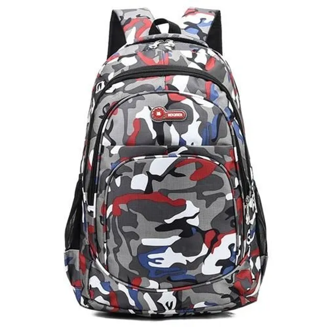 Quality school backpack l-red