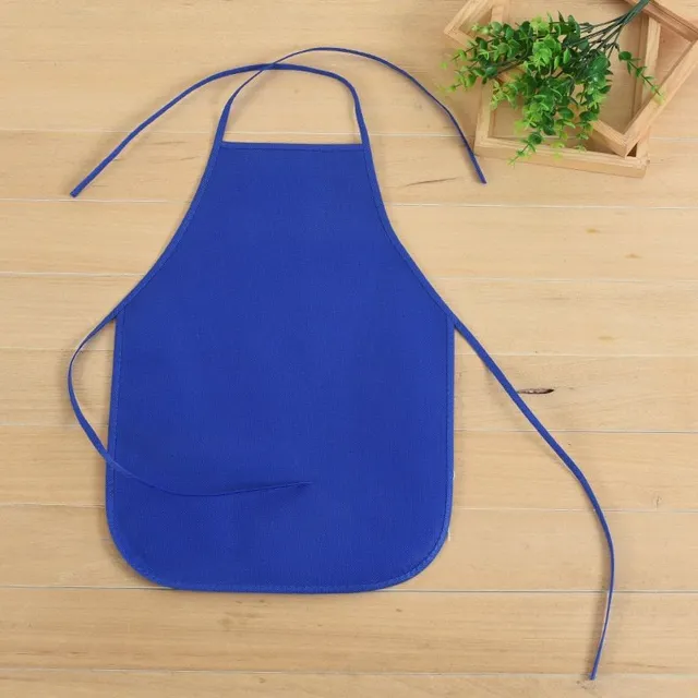 Baby waterproof single color apron Noah