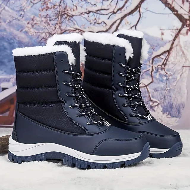 Thermal Boots Do Snow With Fleece lining, Waterproof Waterproof Outdoor Boots Do Tickle Resistant Against Worth