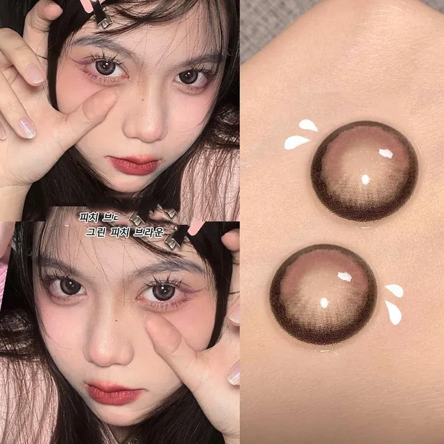 Halloween Lolita Colored Eye Contact Lenses black2