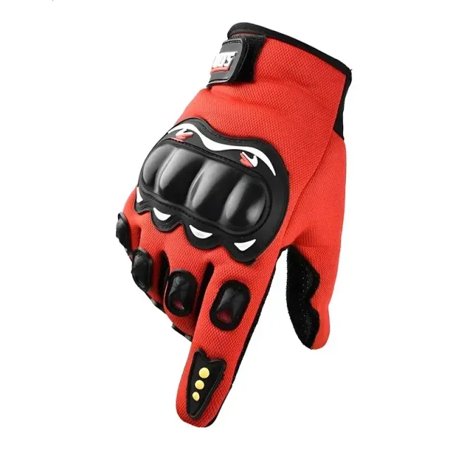 Motorcycle gloves with touch fingers for men