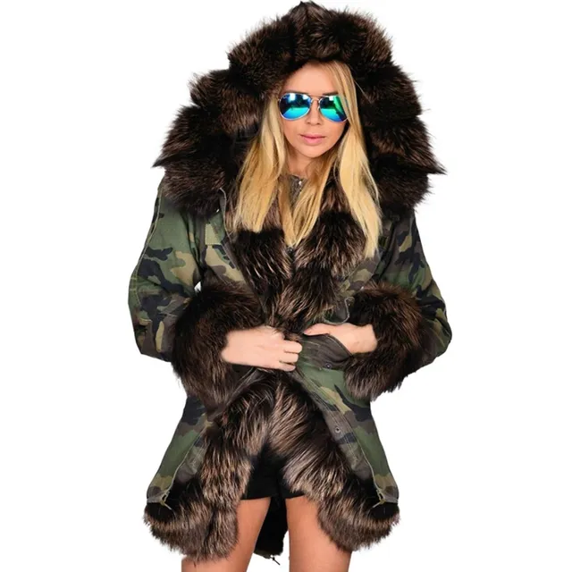 Luxury ladies jacket with fur coat Cody Wyatt