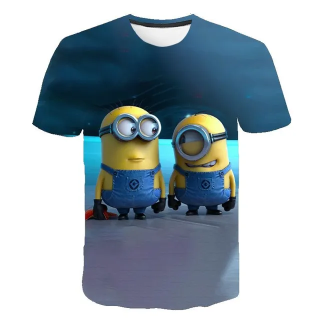 T-shirt amusant avec impression de Minions