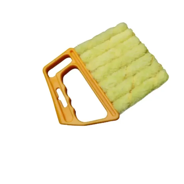 Universal microfiber cleaning brush for windows, air conditioning and blinds