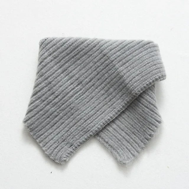 Children's knitted striped scarf Clarke seda