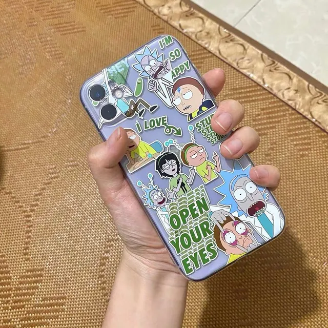 Kryt na iPhone s motívom Rick and Morty