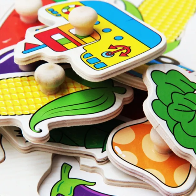 Children's Wooden Educative Folding Puzzle