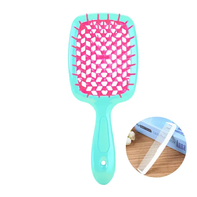 Professional hair brush against static energy - several color variants