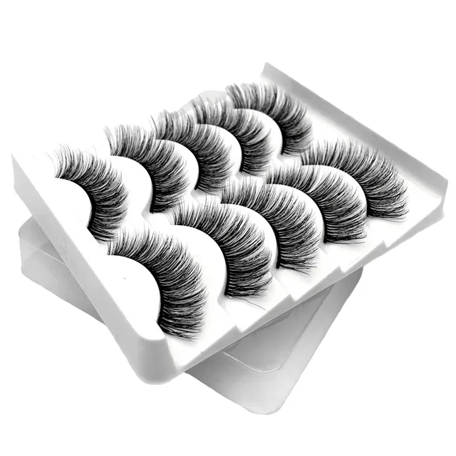 Artificial eyelashes 5 pairs 3D 4 Christeen umele-nalepovaci-rasy-5-paru-3d-3