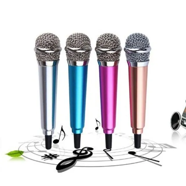 Mini mikrofon kablowy - 4 kolory