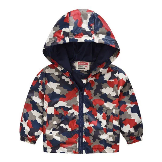 Boys spring windbreakers with hood