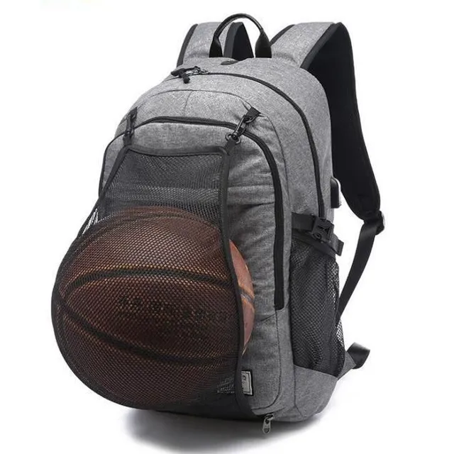 Backpack with ball net