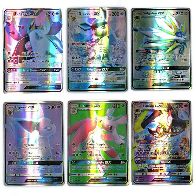 Shining cards Pokemon - 200 pcs