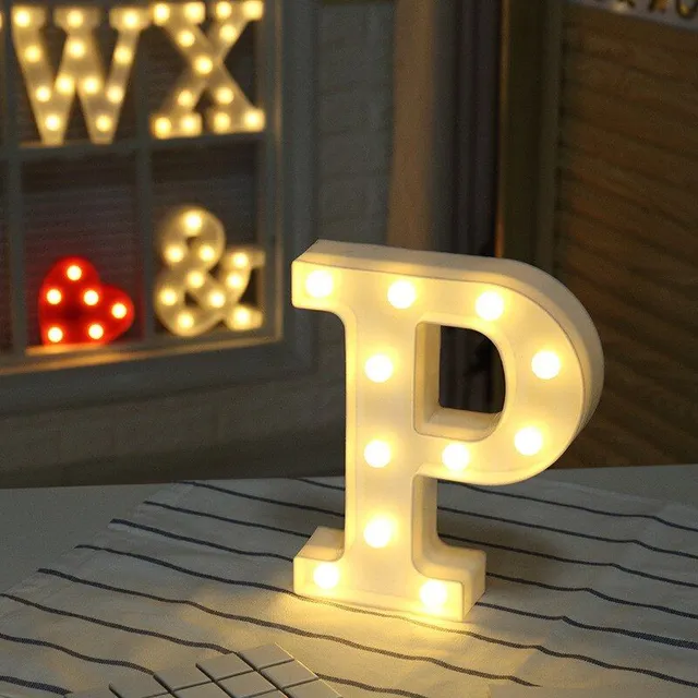 Lettres LED lumineuses