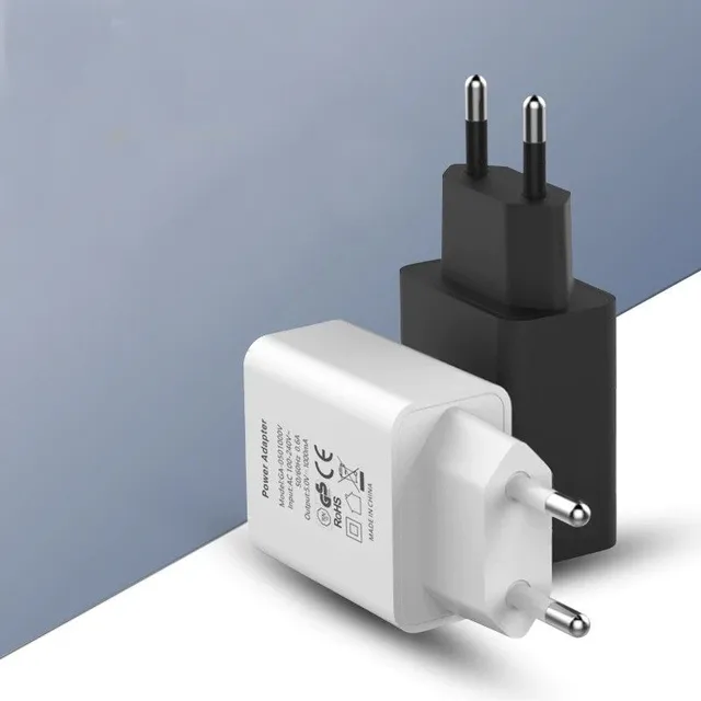 USB mains charging adapter