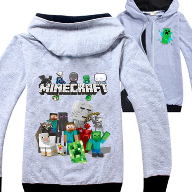 Minecraft mikina pro kluky i holky
