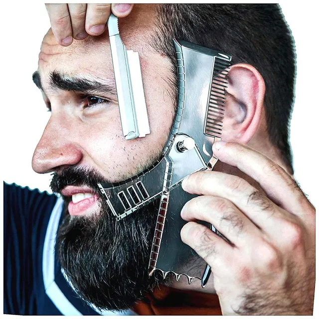 Profesjonalna fryzjerska maszyna do kształtowania brody / grzebień