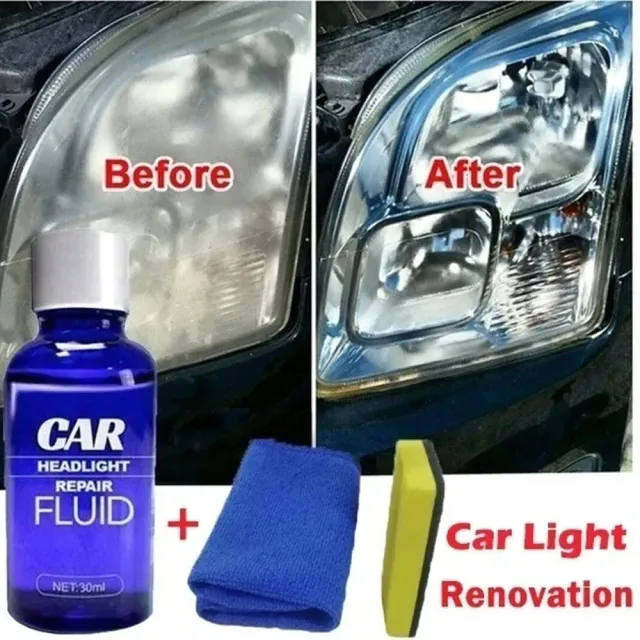 Fluid for repairing car headlights