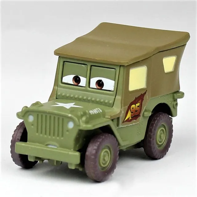 Trendy model cars from the movie Cars - different types Kidd