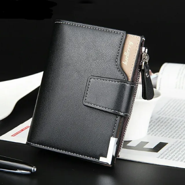 Men's PU leather wallet - 2 colours