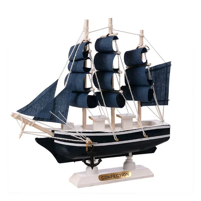 Dřevěný model plachetnice