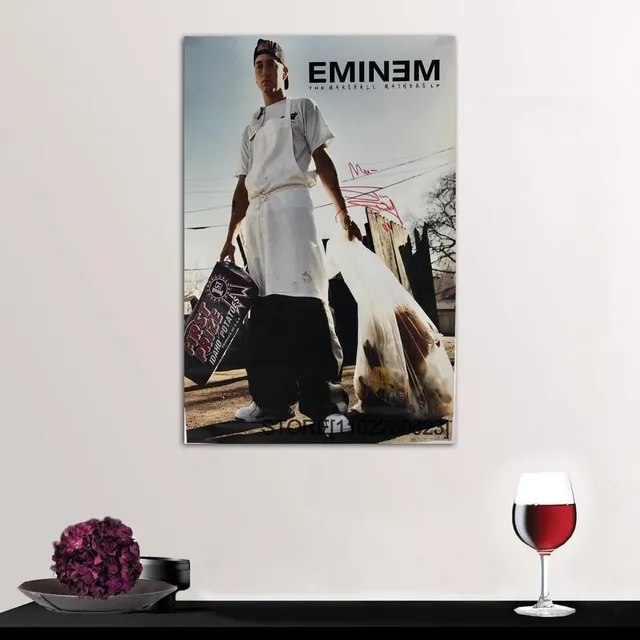 Plakat na płótnie z tematem popularnego rapera EMIN - róż