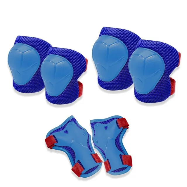 Kids original colourful modern knee and hand pads for roller skating