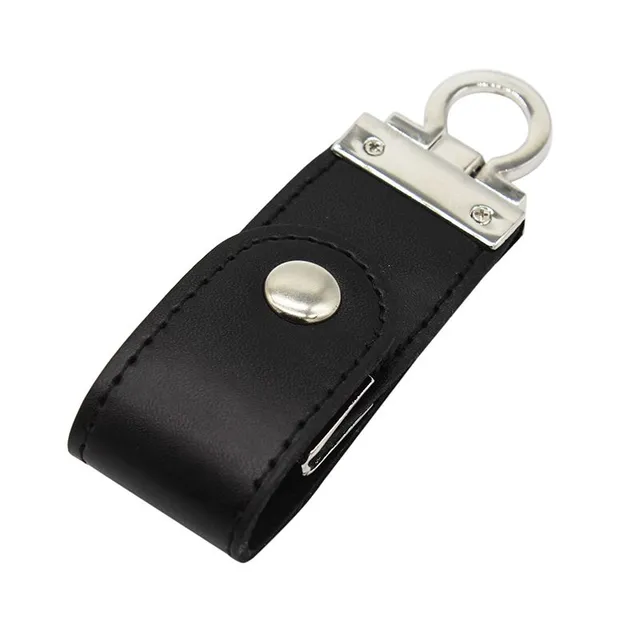 USB flash drive in leather case