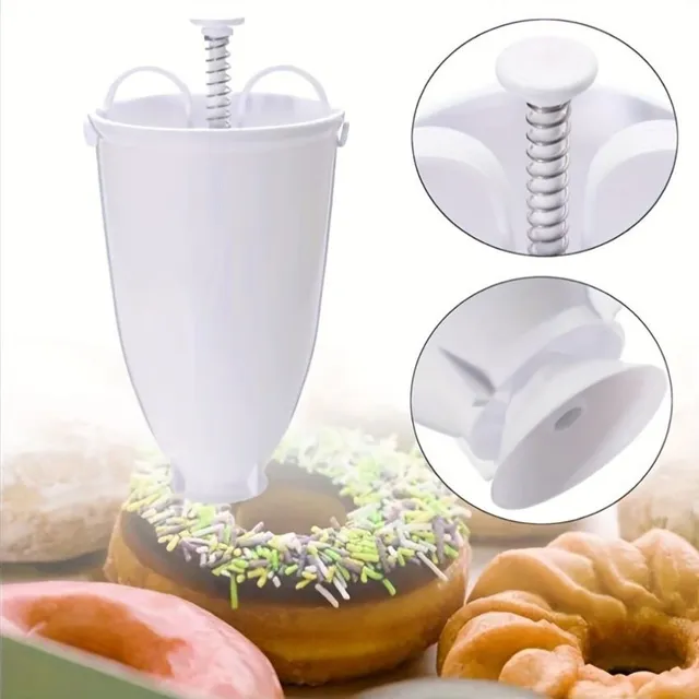 Mini ruční donut maker - DIY nástroj na pečení, snadné použití, bez baterie