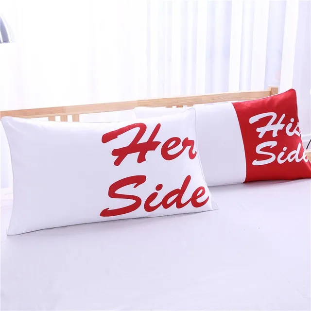 Pillowcases - Her side, His side