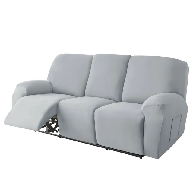 8pcsGreat velvet sofa - Laundry for 3-seater sofa bed - Protects furniture with pocket on the side - Flexible and comfortable