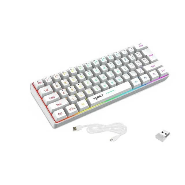 Mini tastatură de gaming cu retroiluminare RGB - wireless și impermeabilă