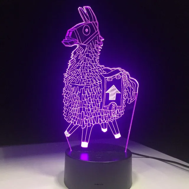 Piękna lampa 3D Fortnite