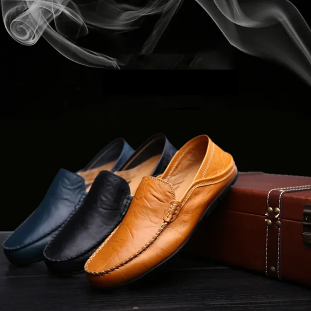 Luksusowe męskie oddychające loafersy