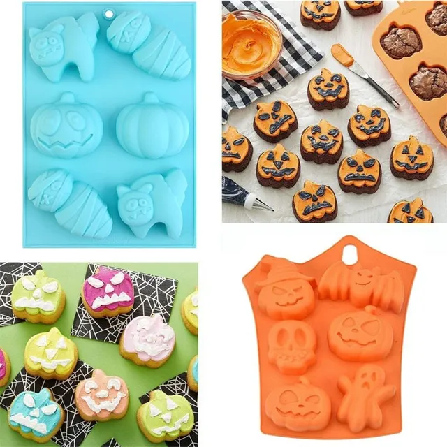 Moule à pâtisserie en silicone tendance avec motif Halloween