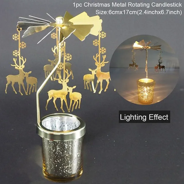 Christmas decoration candle holder Angel Ringing