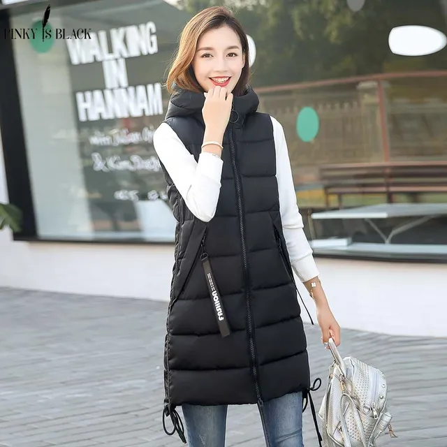 Women's winter long vest