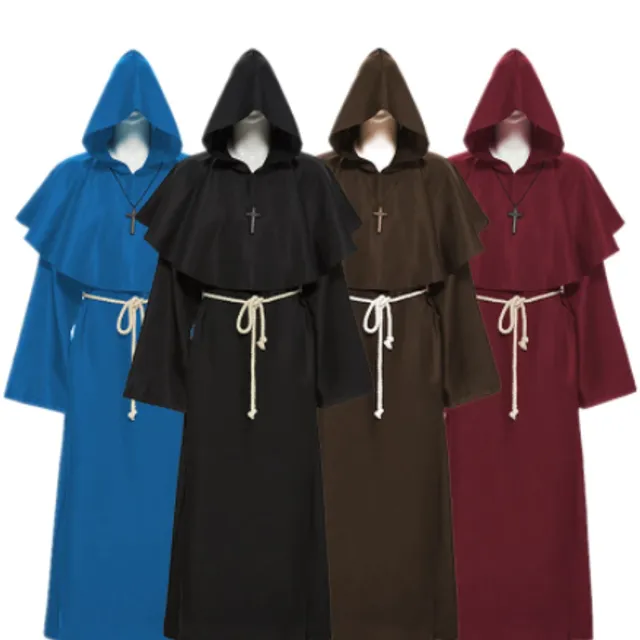 Stredoveký kostým mnícha - viac farieb