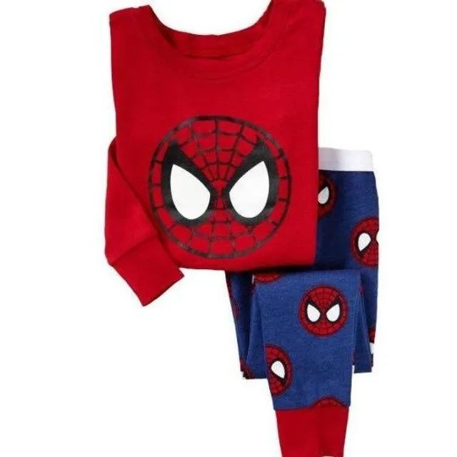 Pijama lungă pentru copii cu Spiderman