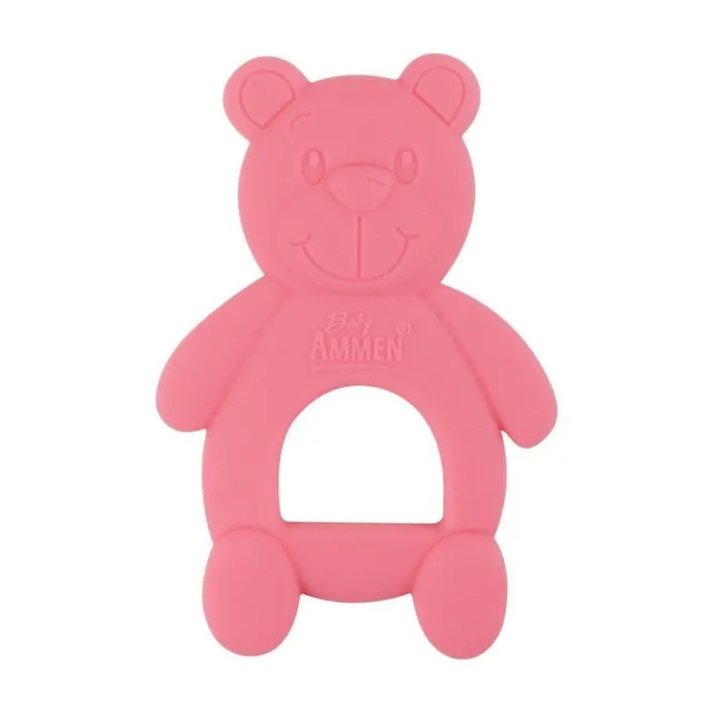 Silicone biting teddy bear