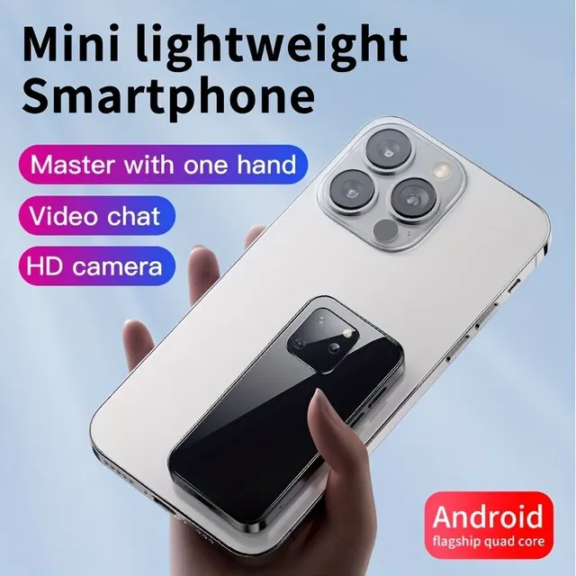 Mini smartphone Soyes Xs13 Pro with Android, 5MP rear camera, compact display